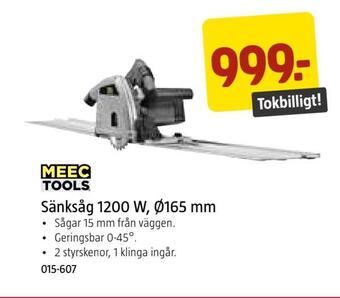Jula Sänksåg 1200 w, ø165 mm erbjuda