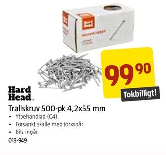Jula Trallskruv 500-pk 4,2x55 mm erbjuda
