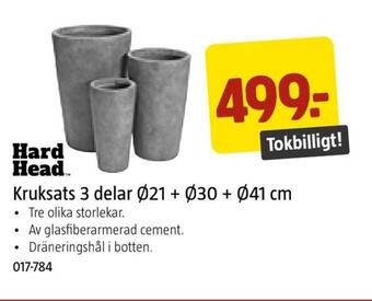 Jula Kruksats 3 delar ø21 + ø30 + ø41 cm erbjuda