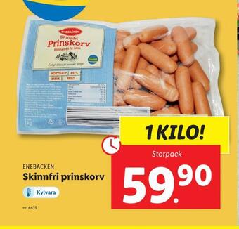 Lidl Skinnfri prinskorv erbjuda