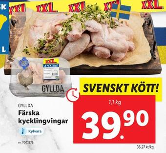 Lidl Färska kycklingvingar erbjuda