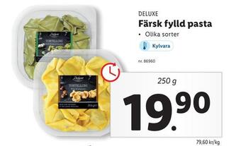 Lidl Färsk fylld pasta erbjuda