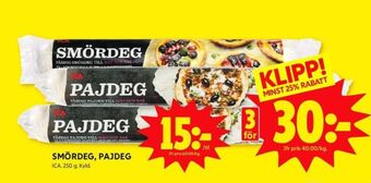 Ica smördeg