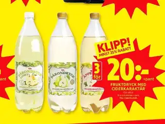 ICA Kvantum Ica cider erbjuda