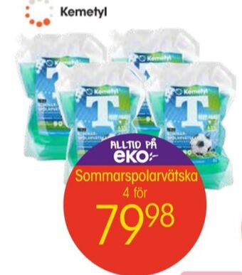 EKO Kemetyl spolarvätska erbjuda