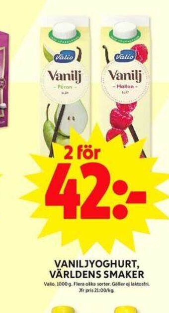 ICA Maxi Valio yoghurt erbjuda