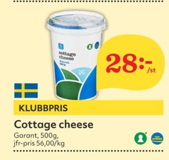 Hemköp Garant cottage cheese erbjuda