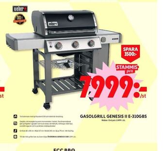 ICA Maxi Weber gasolgrill erbjuda