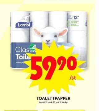 ICA Maxi Classic toalettpapper erbjuda