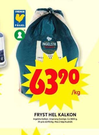 ICA Maxi Ingelsta kalkon erbjuda