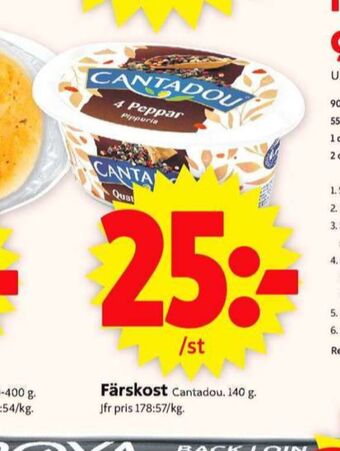 Cantadou färskost