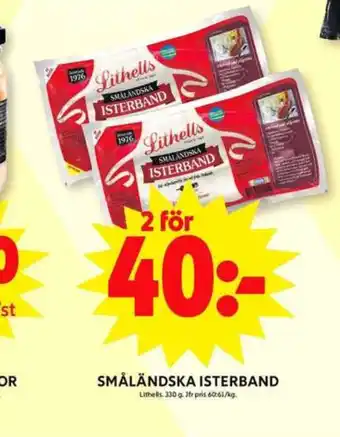 Lithells isterband