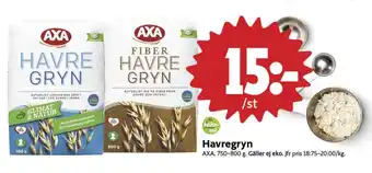 ICA Nära Axa havregryn erbjuda