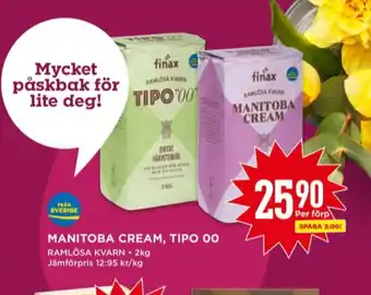 Willys Tipo 00 vetemjöl erbjuda