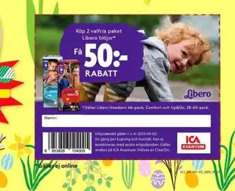 ICA Kvantum Comfort imageannons erbjuda