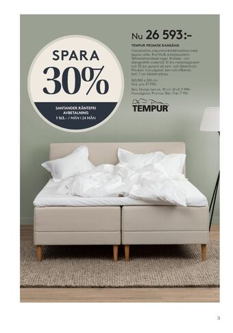 Seng Tempur ramsäng erbjuda