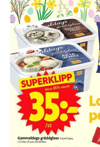 Triumf gräddglass