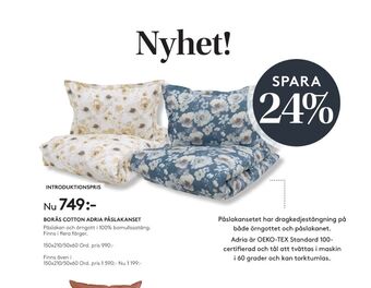 Seng Borås cotton bäddset erbjuda