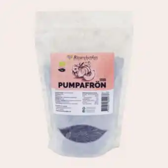 Råvarubutiken Pumpafrön rb eko 500g erbjuda