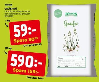 Jem&Fix Gräsfrö erbjuda