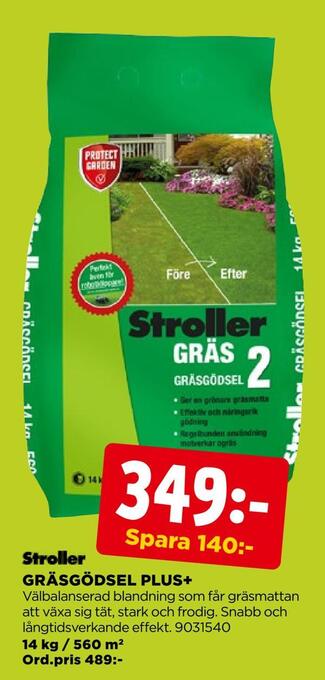 Jem&Fix Gräsgödsel plus+ erbjuda