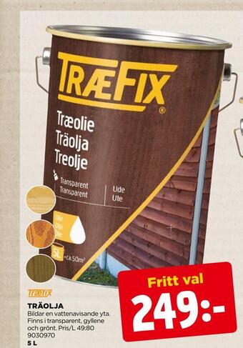 Jem&Fix Träolja erbjuda