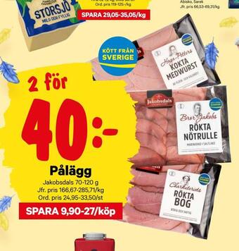 City Gross Pålägg erbjuda