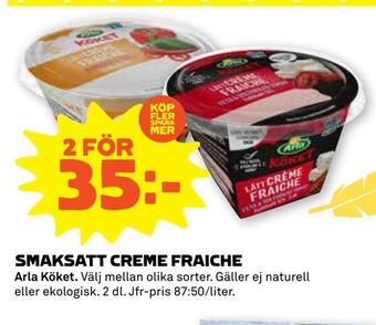 Coop Forum Smaksatt creme fraiche erbjuda