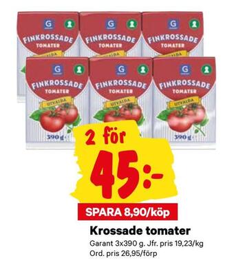City Gross Krossade tomater erbjuda