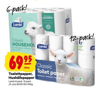 City Gross Toalettpapper, hushållspapper erbjuda