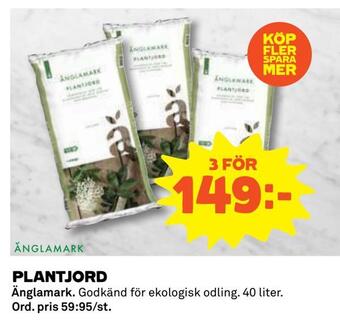 Coop Daglivs Plantjord erbjuda