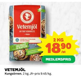 Coop Daglivs Vetemjöl erbjuda