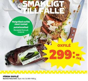 Coop Konsum Färsk oxfilé erbjuda