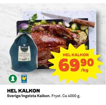 Coop Daglivs Hel kalkon erbjuda