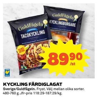 Coop Daglivs Kyckling färdiglagat erbjuda
