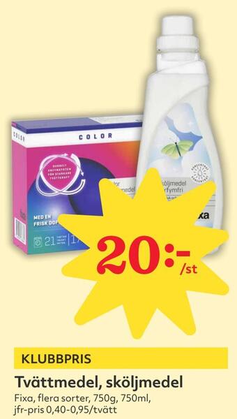 Hemköp Tvättmedel, sköljmedel erbjuda