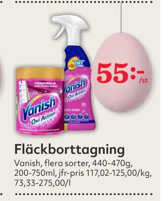 Hemköp Fläckborttagning erbjuda