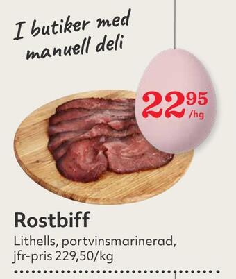 Hemköp Rostbiff erbjuda