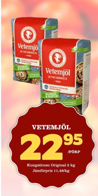 Din Mat Vetemjöl erbjuda