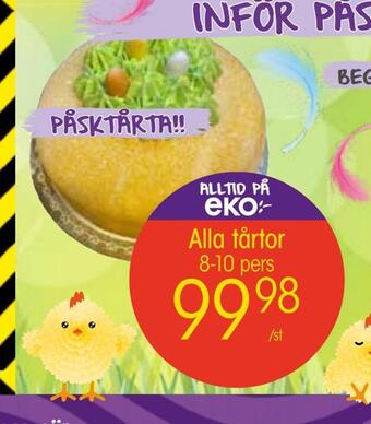 EKO Alla tårtor erbjuda