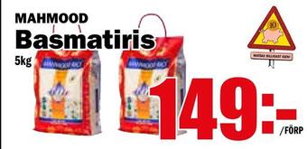 Matdax Basmatiris erbjuda