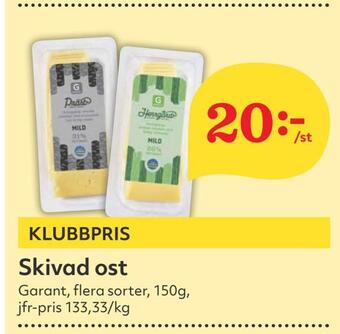Hemköp Skivad ost erbjuda