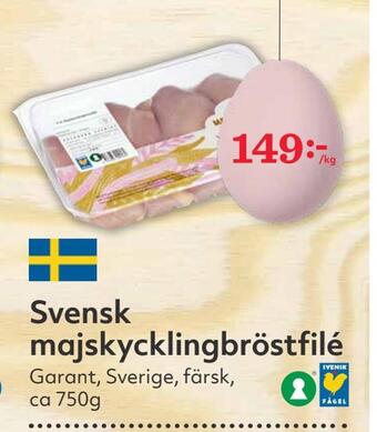 Hemköp Svensk majskycklingbröstfilé erbjuda