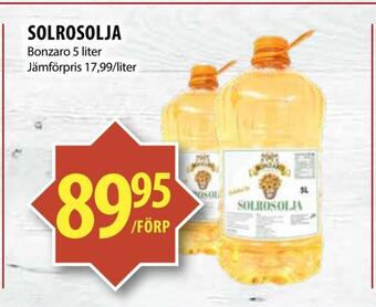 Matvärlden Tensta Solrosolja erbjuda