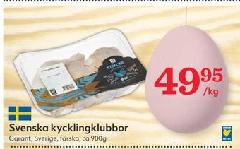 Hemköp Svenska kycklingklubbor erbjuda