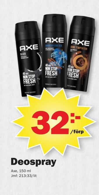 Pekås Deospray erbjuda