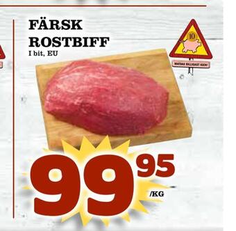 Matdax Färsk rostbiff erbjuda