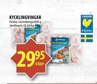 Matvärlden Tensta Kycklingvingar erbjuda