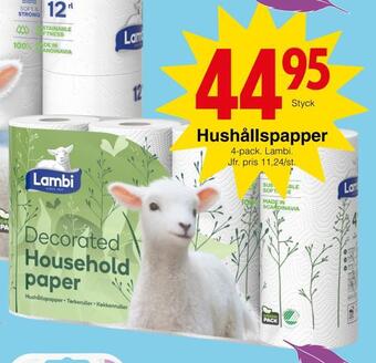 Matöppet Hushållspapper erbjuda