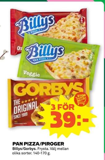 Stora Coop Pan pizza/piroger erbjuda